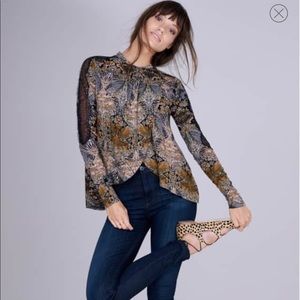 Free People New World Jersey Nouveau Top
